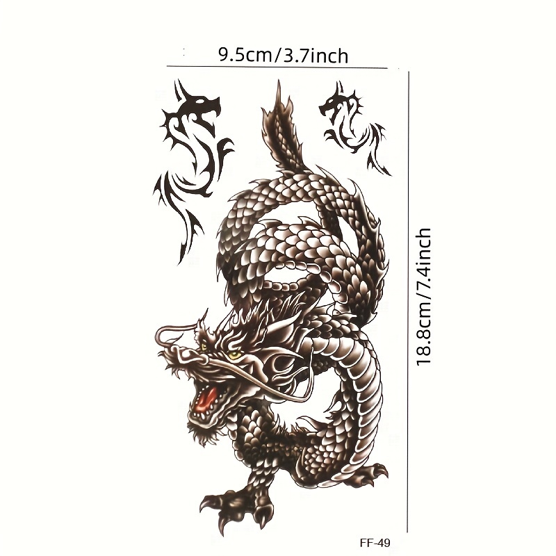japanese dragon tattoo half sleeve