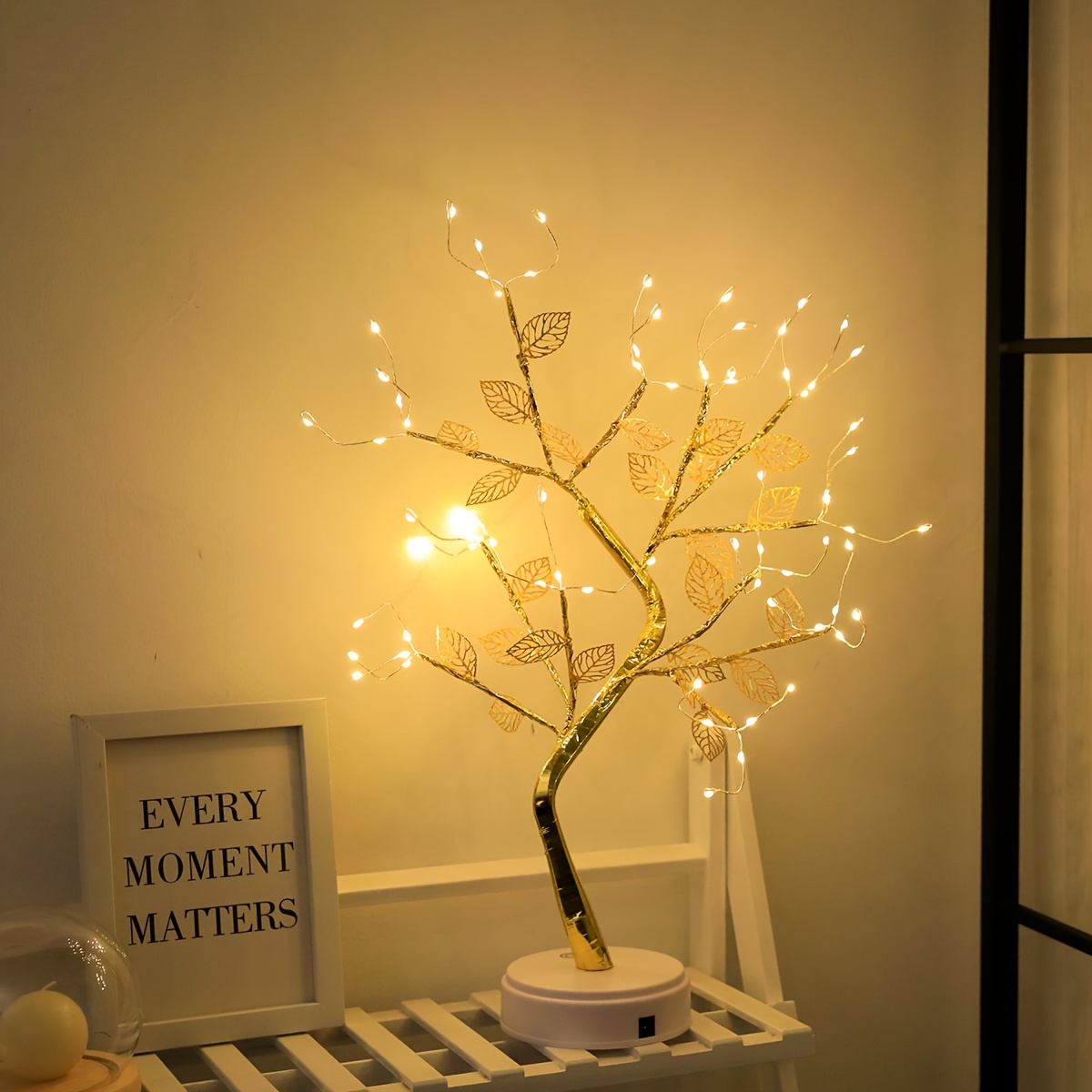 M.K. Enterprises. Night LED Bonsai Tree Light with Touch Switch