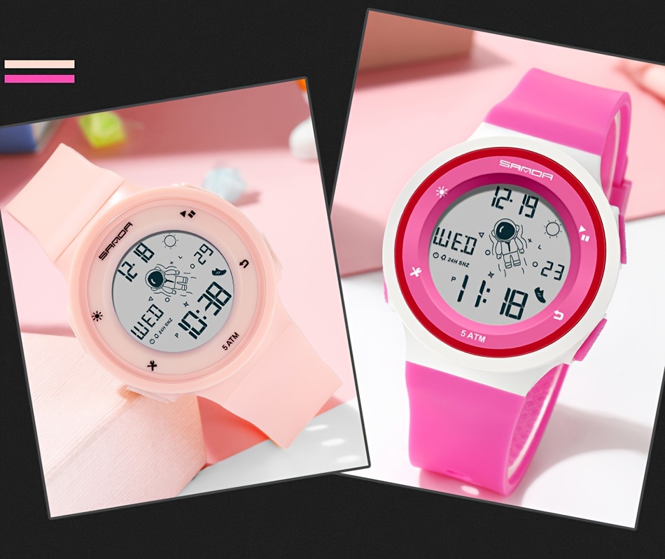 Reloj Deportivo SANDA, Relojes Impermeables Para Mujer, Reloj Digital De  Marca Superior Para Mujer, 2018 Montre Femme, Relojes Mujer, Hora De  Natación S915 De 18,87 €