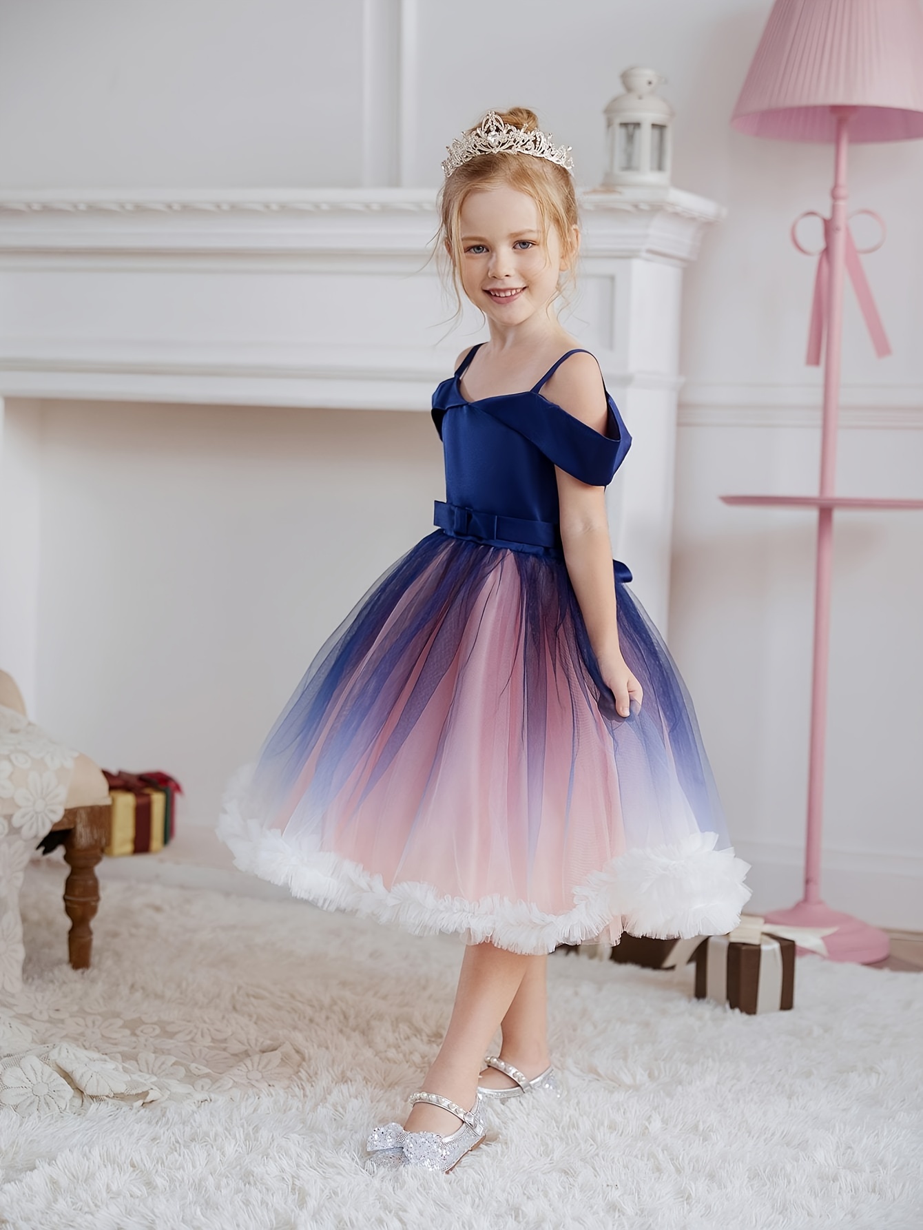 Cold shoulder frocks for hot sale kids