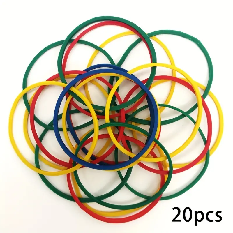 Magic Rubber Band Props Rubber Band Crossing Colored - Temu