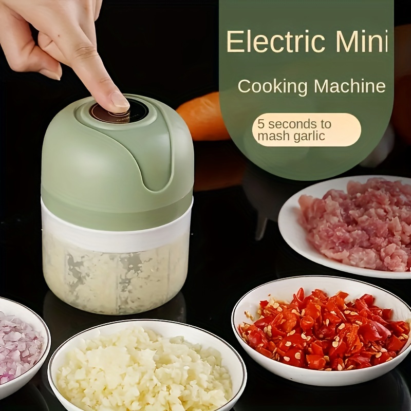 Usb Rechargeable Electric Vegetable Chopper And Garlic - Temu