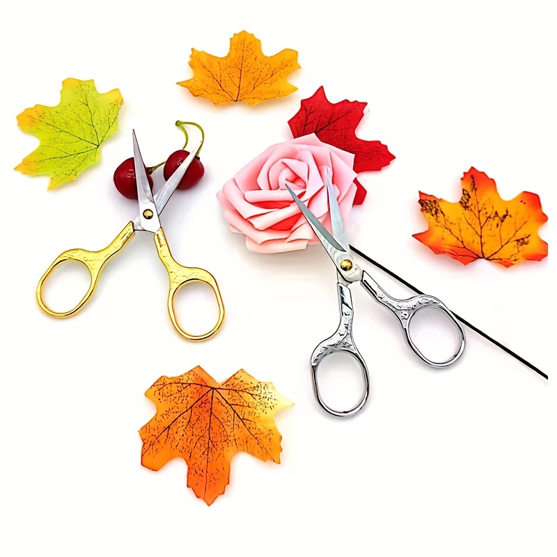 Stainless Steel Vintage Scissors Sewing Fabric Cutter Embroidery Scissors  Tailor Scissor Thread Scissor Tools For Sewing Shears - Temu