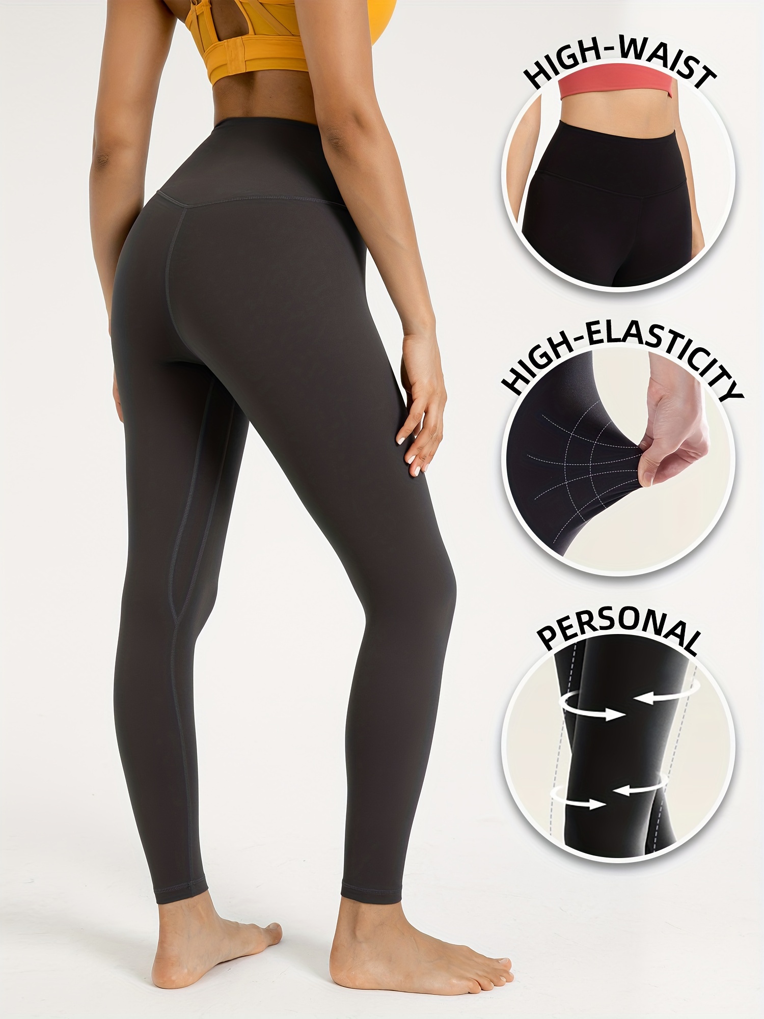 Leggings Fitness Sin Costuras Mujer Pantalones Deportivos - Temu Chile