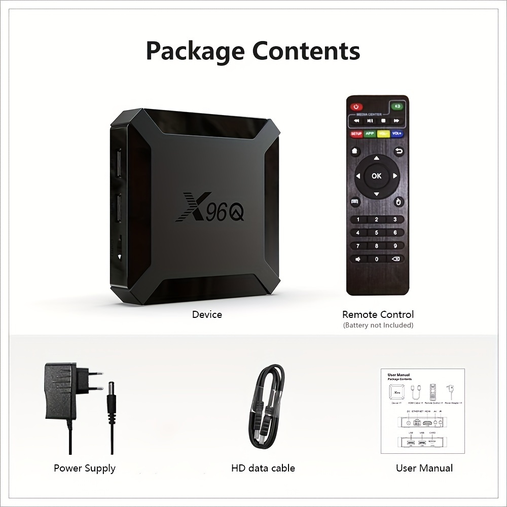 Para Android Tv Box, 4k Hdr Streaming Media Player, 4gb Ram 32gb