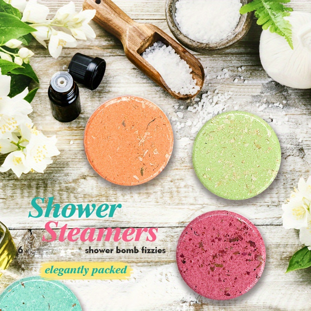 Shower Steamers Shower Bombs Gifts For Her With Essential - Temu