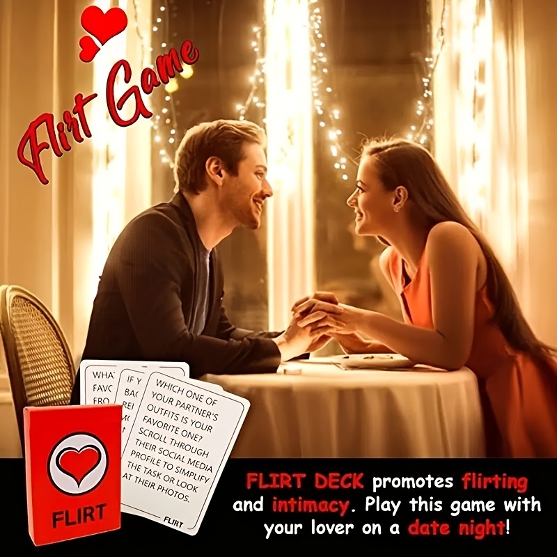 Couple Romantic Card Game Game Deck Talk Or Flirt Or Dare Cards 3