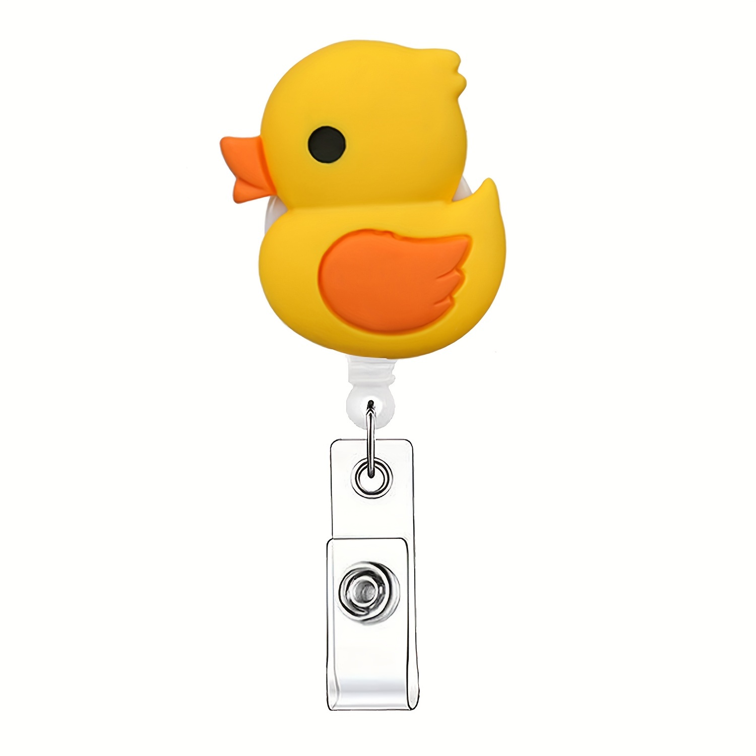 

Cute Duck 3d Retractable Nurse Badge Reel - Rotating Id Holder With Clip, Fun For , Nursing, Office & School Use, Nurse Accessories For Work