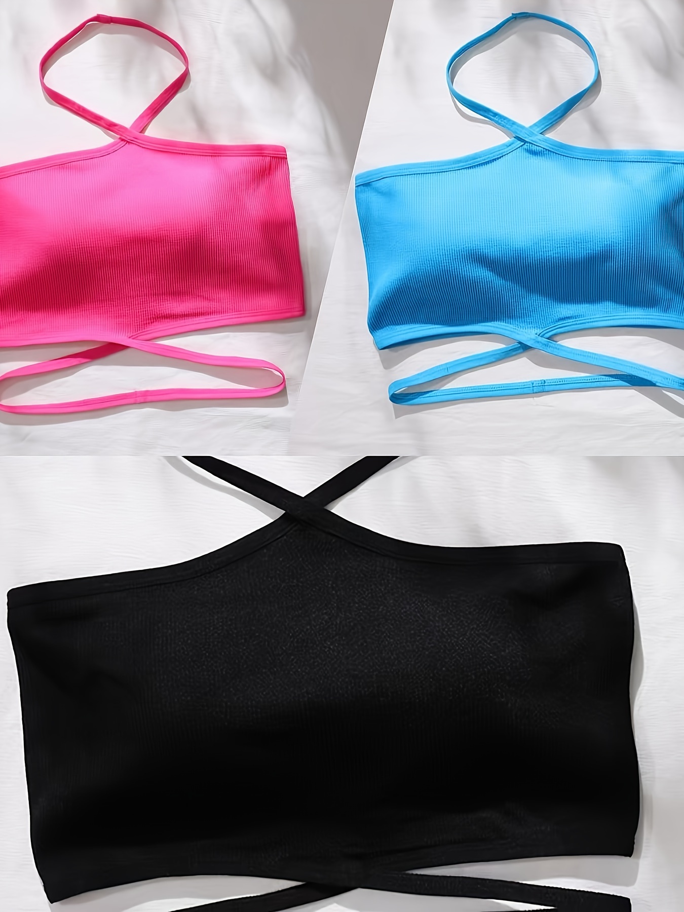 Seamless Halter Wireless Bra Comfy & Breathable Intimates Bra Women's  Lingerie & Underwear 