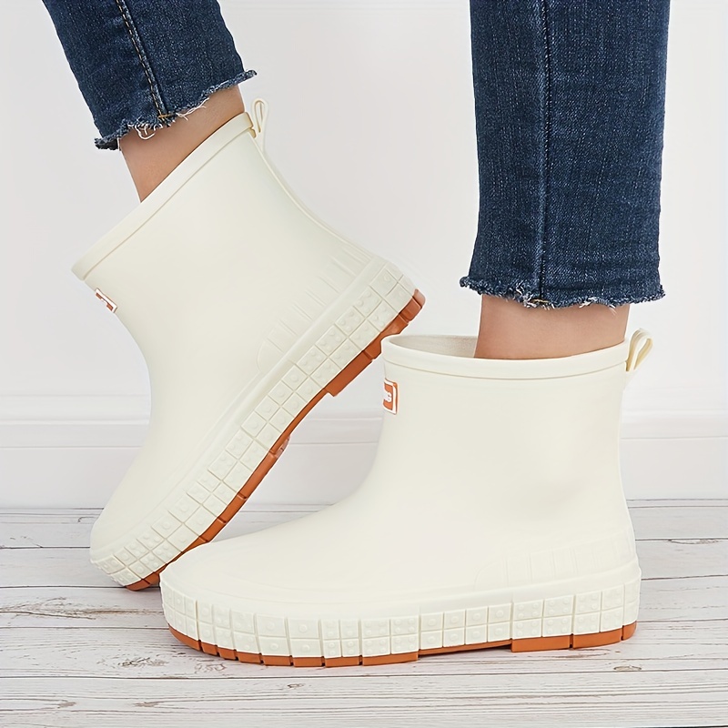 Women's Waterproof Outdoor Rain Boots Comfortable Non Slip - Temu