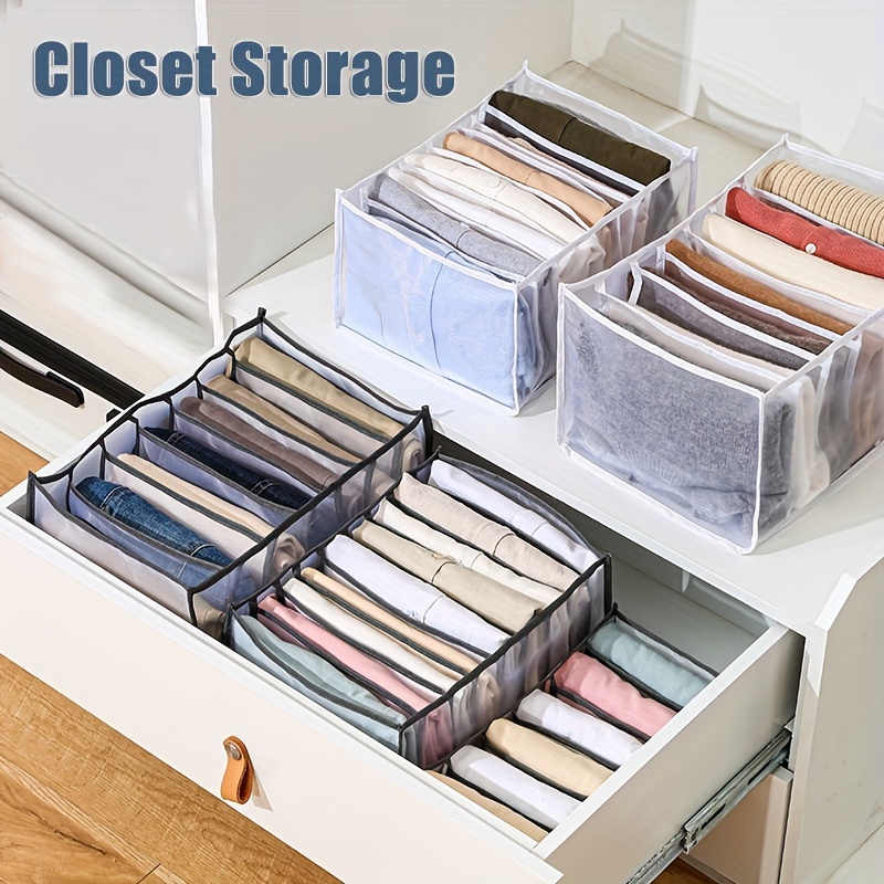 PP Board Trousers Storage Box Jeans Sweater Shirt Storage Box Thickened Divided  Storage Box Closet Organizer For Home Dormitory - AliExpress