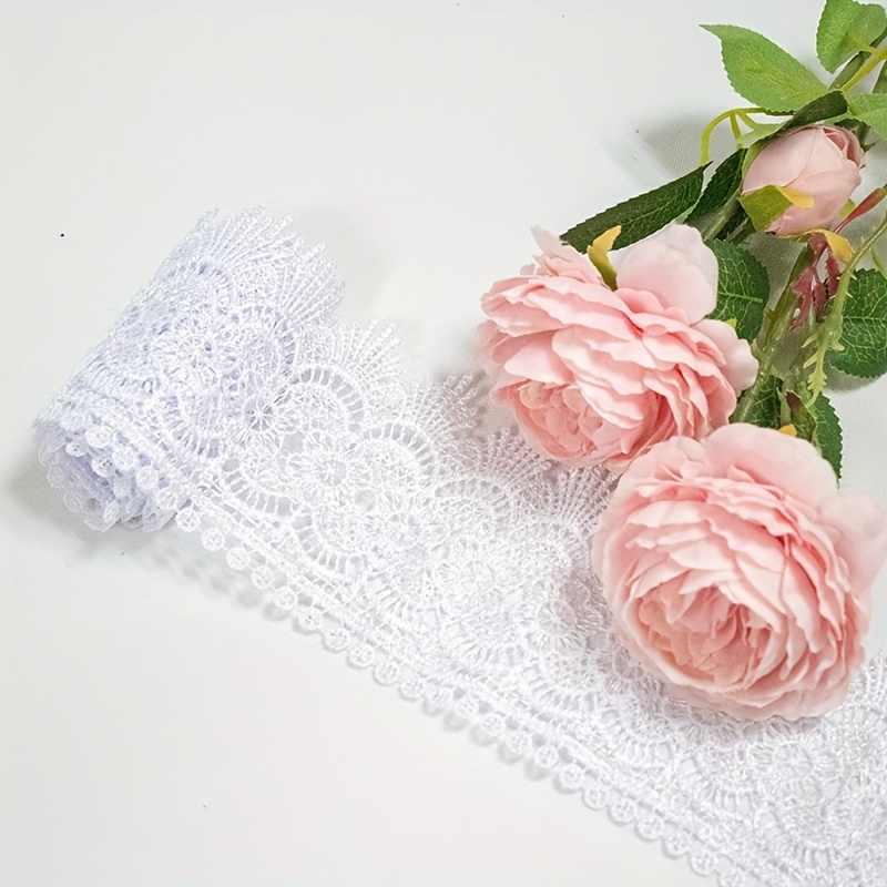 White Lace Trimming Ribbon 9 cm/3.5  – The