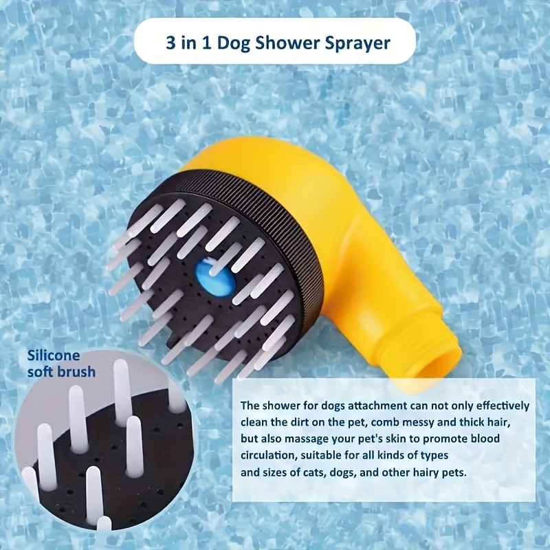 set dog shower attachment dog washing shower attachment Temu