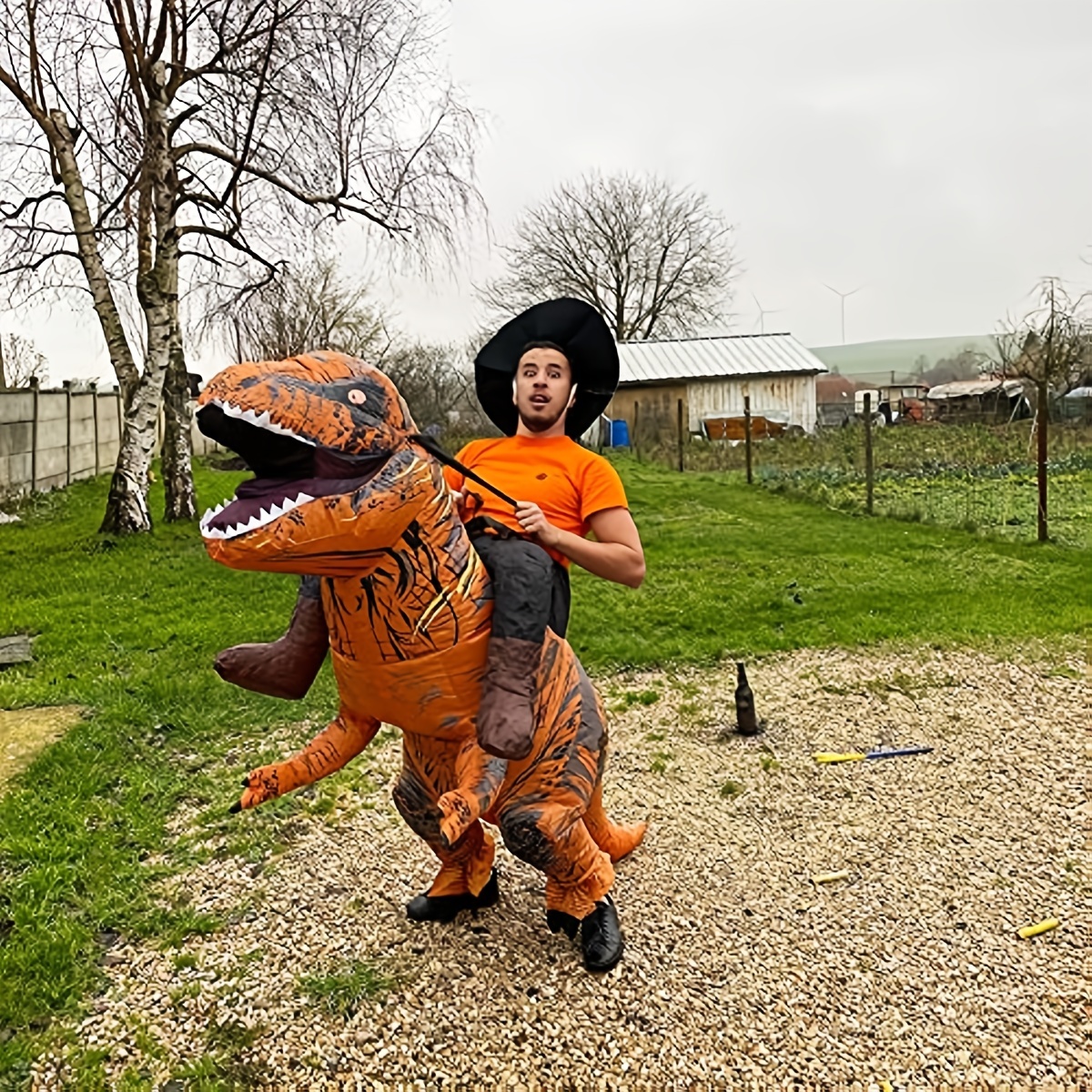 インフレータブル恐竜コスチューム大人のための T-REX ライドオンファンシーハロウィン衣装面白い恐竜爆破衣装コスプレパーティー