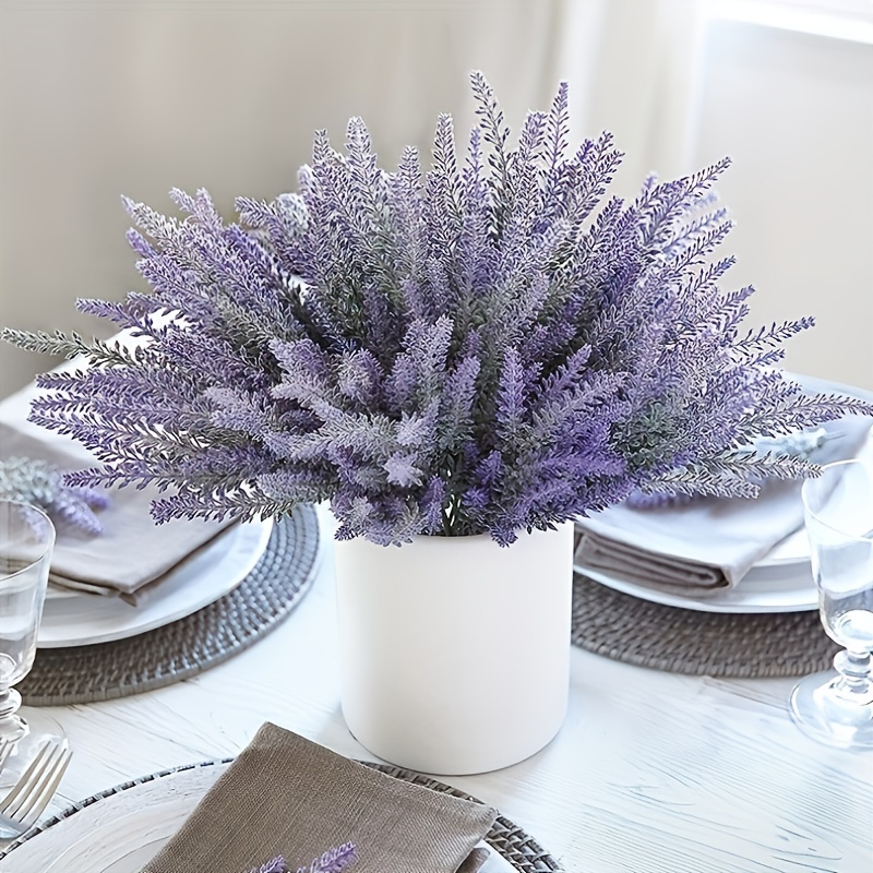 10 Fiori Lavanda Artificiale Non Sbiadiscono Decorazione Esterna - Pianta  In Plastica Anti-uv Giardino, Portico E Fioriera, Acquista Temu E Inizia A  Risparmiare