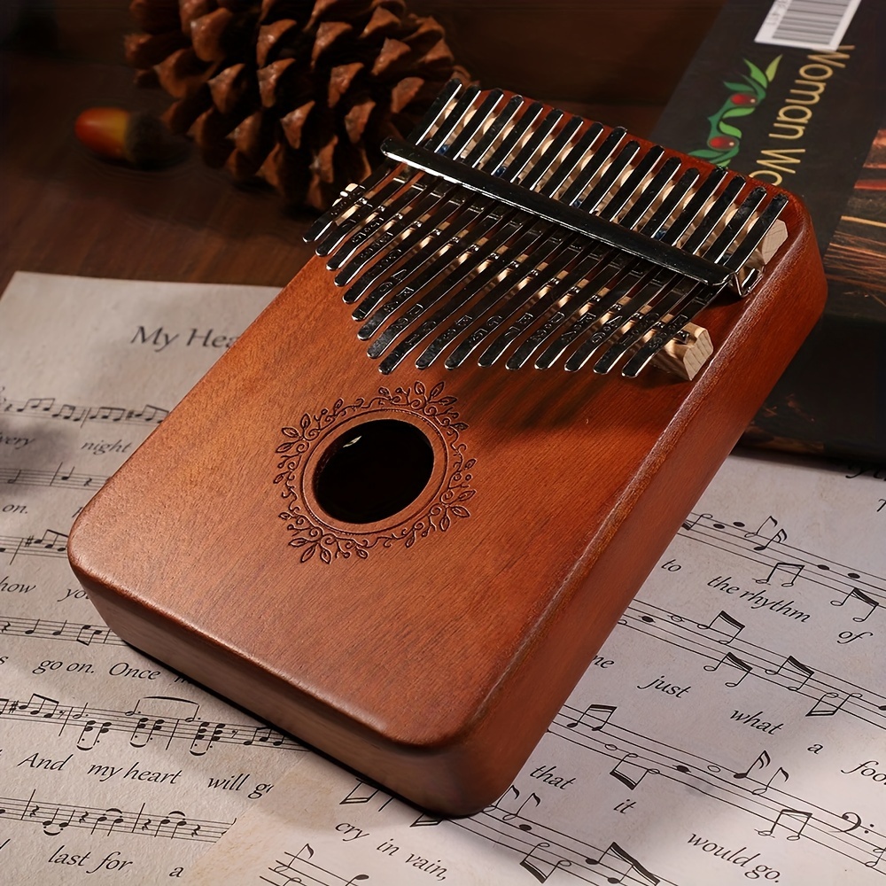 Kalimba 17 touches Pouce Piano Acajou Corps Instrument De Musique W - 17T