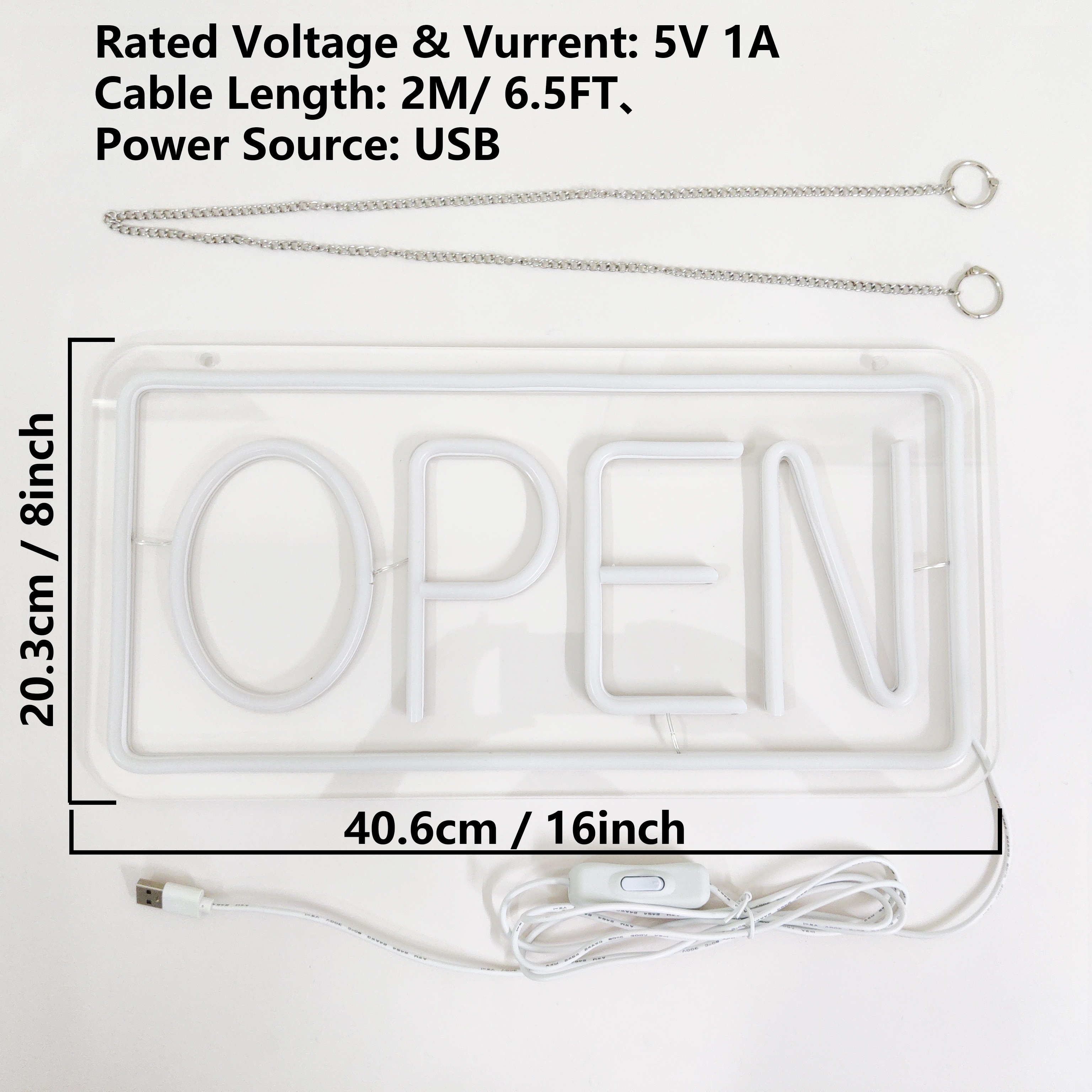 EURO 80500303: LED-Schild OPEN classic bei reichelt elektronik