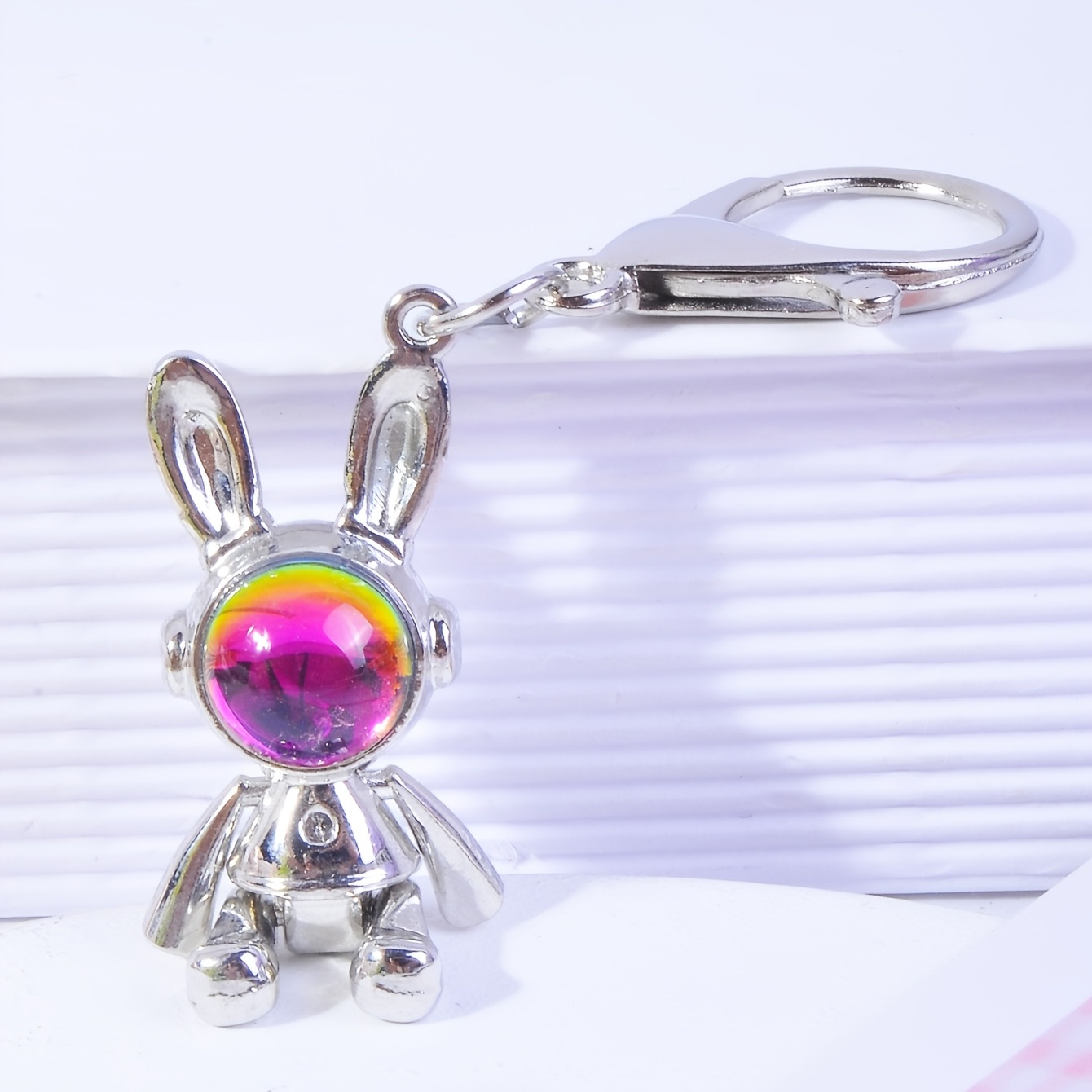 Cherry Bunny Rabbit Keychain Fashion Cute Cartoon Animal Bag Key Chain  Keyring Ornament Bag Purse Charm - Temu Belgium