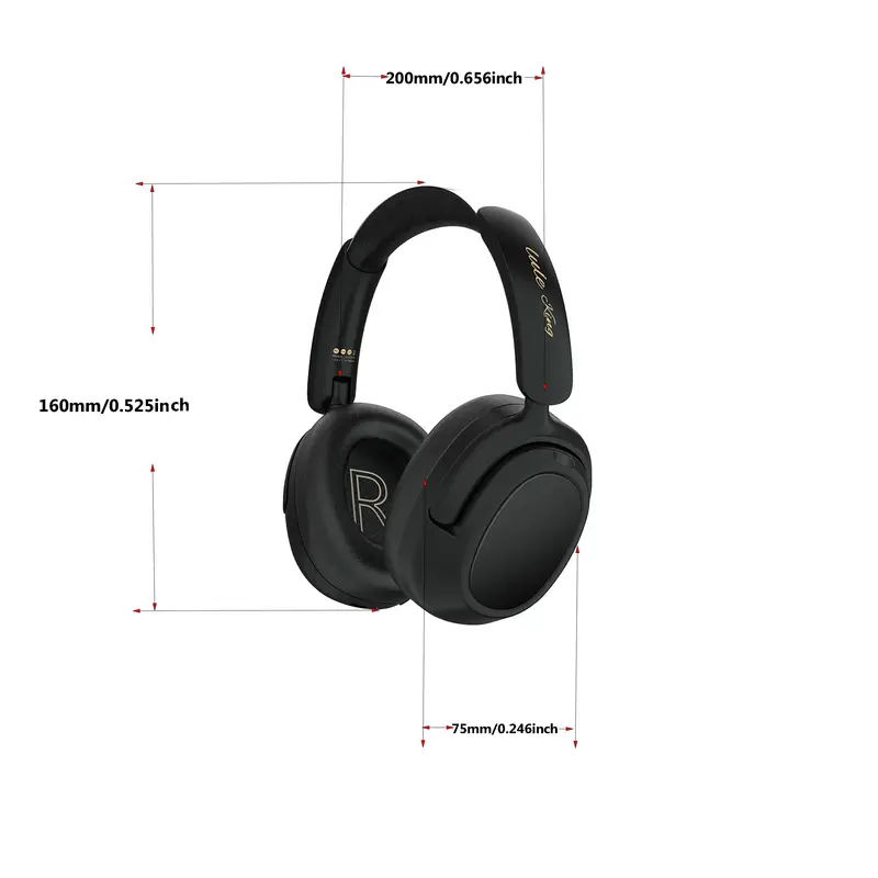 Headphones Wireless 5.3 Active Noise Reduction Headphones - Temu United  Arab Emirates