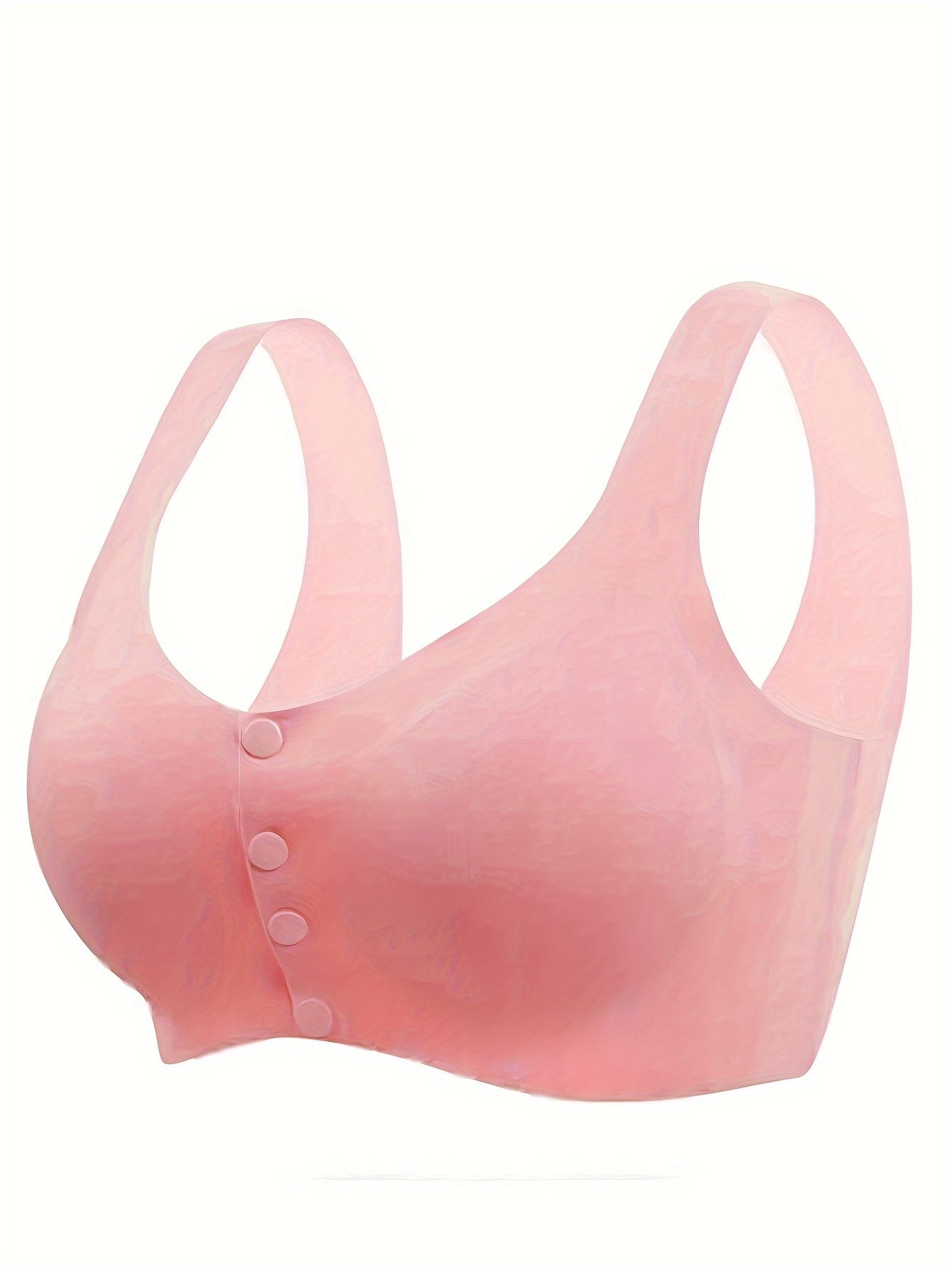 Front Buckle Wireless Bras Comfy Breathable Push Bra Women's - Temu