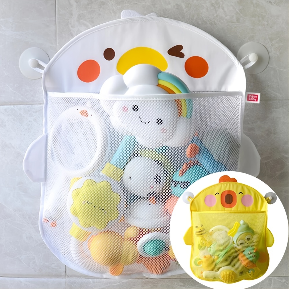 Bath Toy Storage 14”x20” - Mesh Bathtub Toy Holder Basket, Kids Bath Toy  Net, Bath Tub Toy Holder Bag, Toddler Shower Caddy Hanging Bucket Bin -  Baby