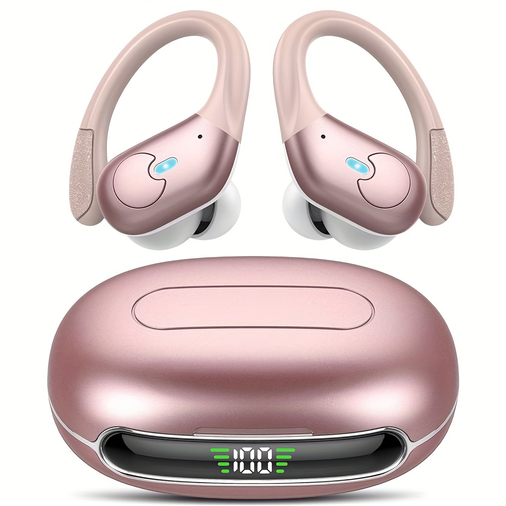Auriculares deportivos inalámbricos A6 con Bluetooth 5,0, audífonos  deportivos para correr, cómodos, portátiles, con estuche