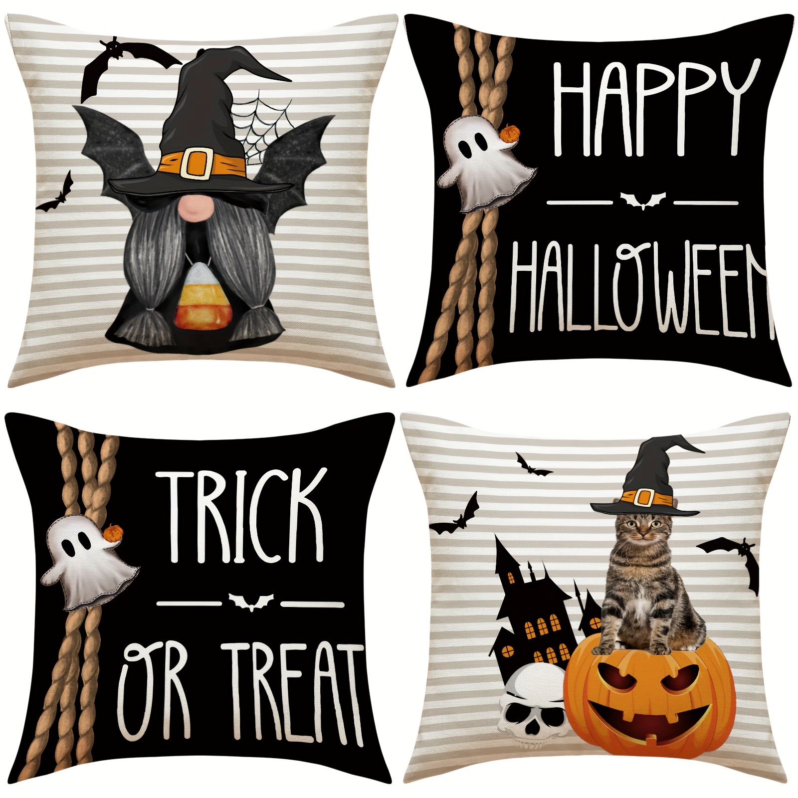 1pc Halloween Eyes Pillow Case, Festival Party Decoration, Cushion Cover  For Sofa, 18x18 Inches (pillow Insert Not Included)