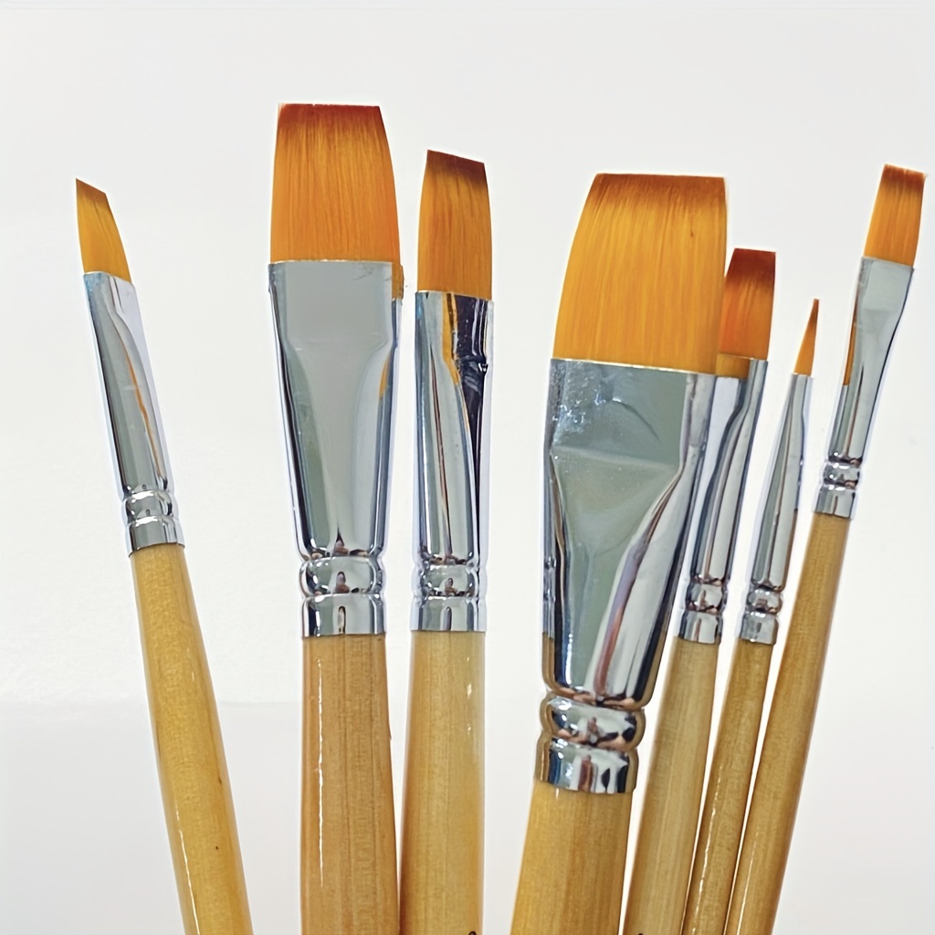 Nylon Paint Brushes, Face Paint Brushes, Nylon Art Supplies