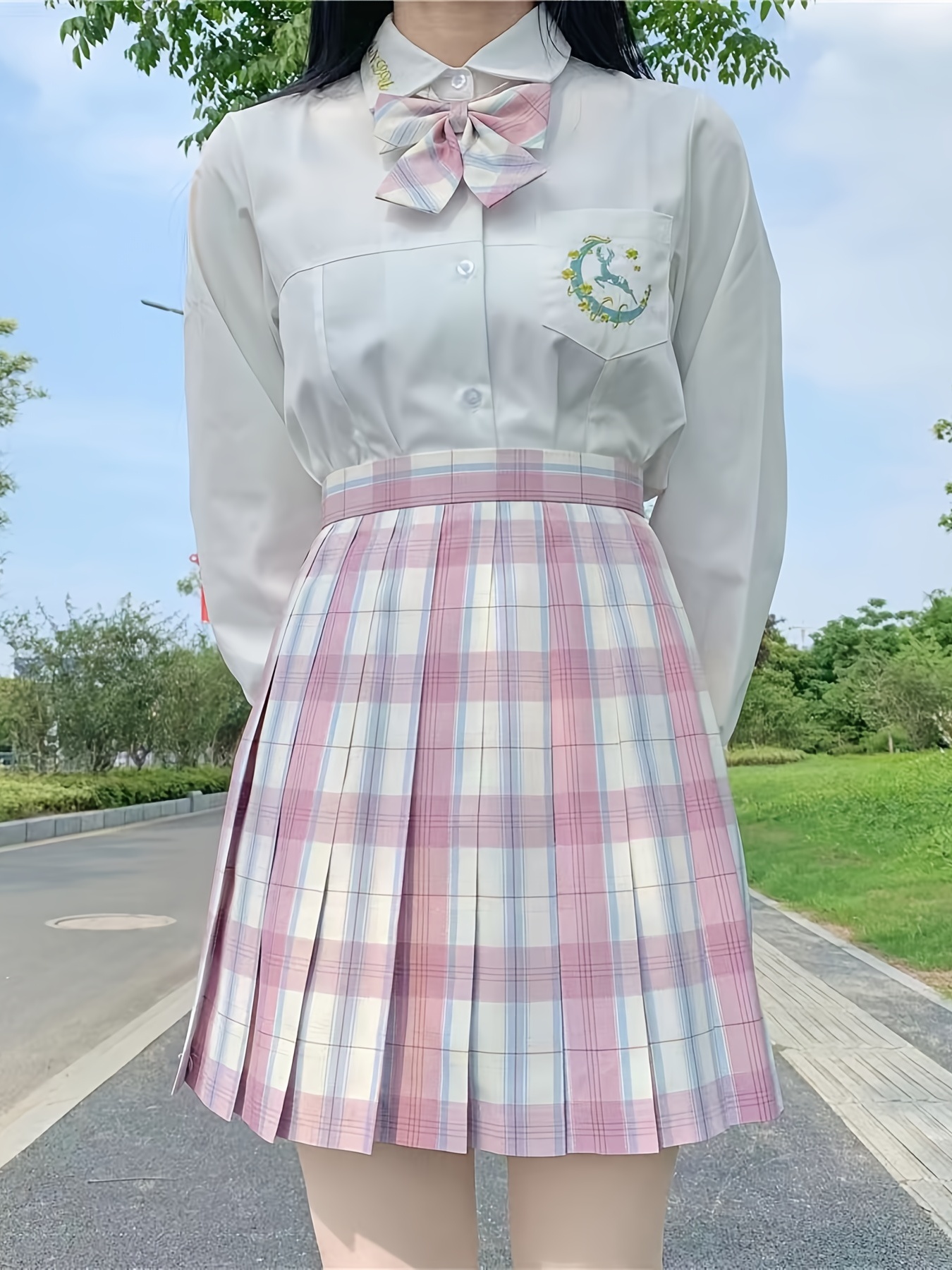 Lexica - Two anime girls, school uniform