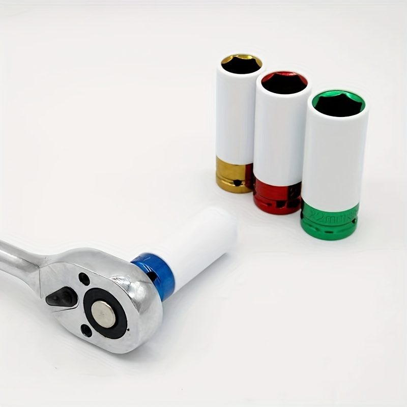 

3pcs 1/2 Color-coded Pneumatic Sockets - Get The Job Done Quickly & Easily!