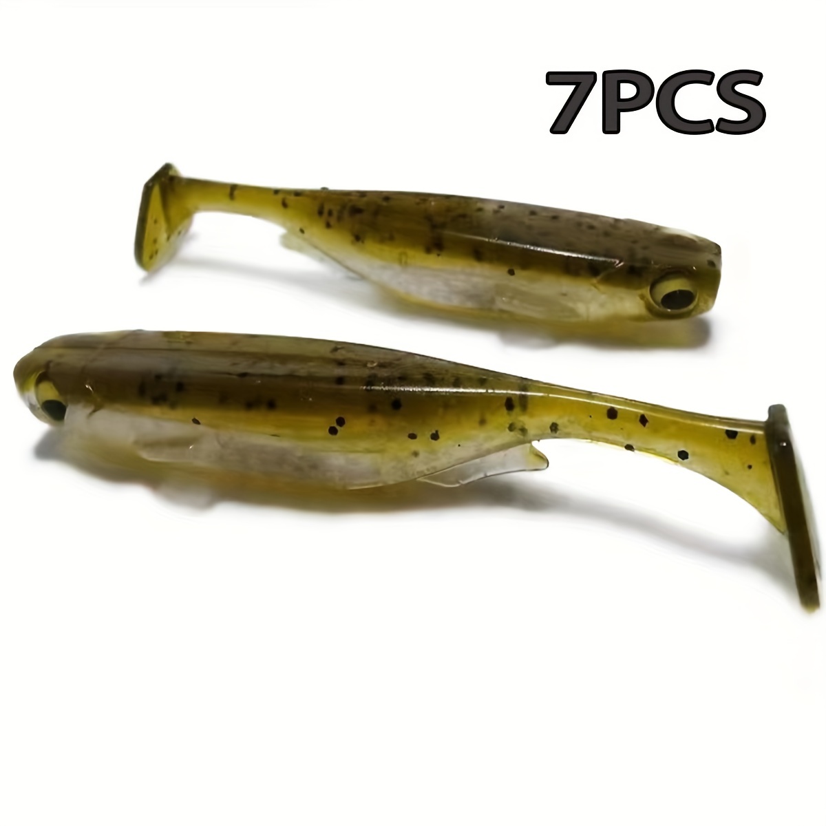 12pcs Multicolor Fish Lure Bait T Tail Soft Fishing Lures - Temu