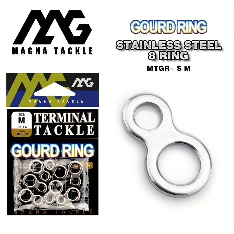 8 Ring Fishing Ring Stainless Steel 8 Ring Fishing Tackle - Temu