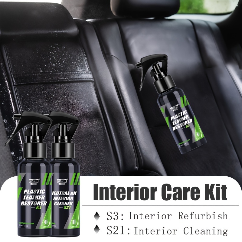 Car Interior Fabric Flannel Leather Cleaning Retreading - Temu
