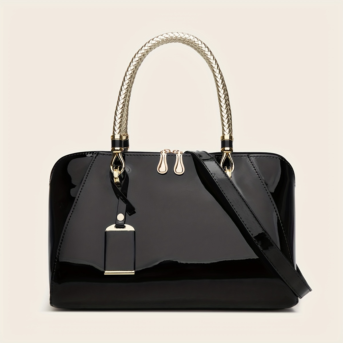 Patent FAUX Leather Handbag/purse Strap 3/4 Wide 