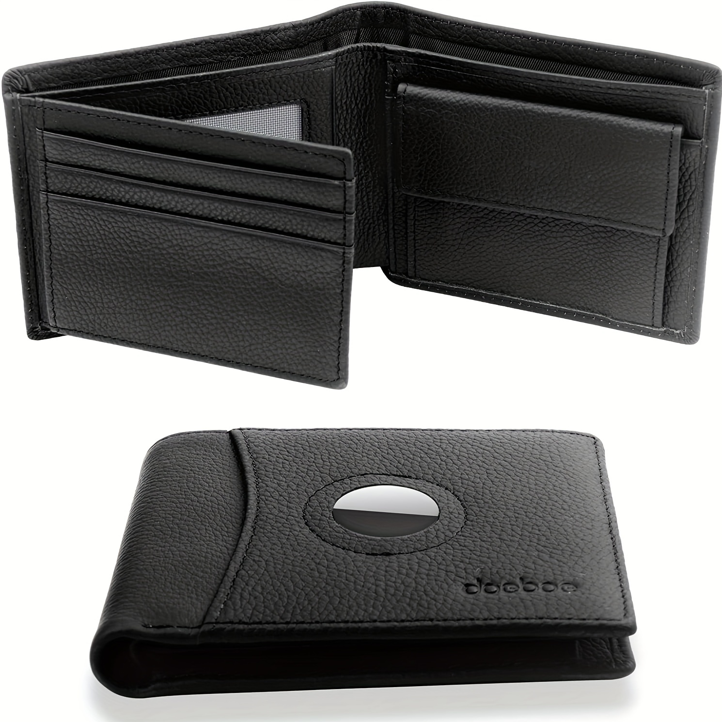 RFID Blocking Trifold Wallet Leather