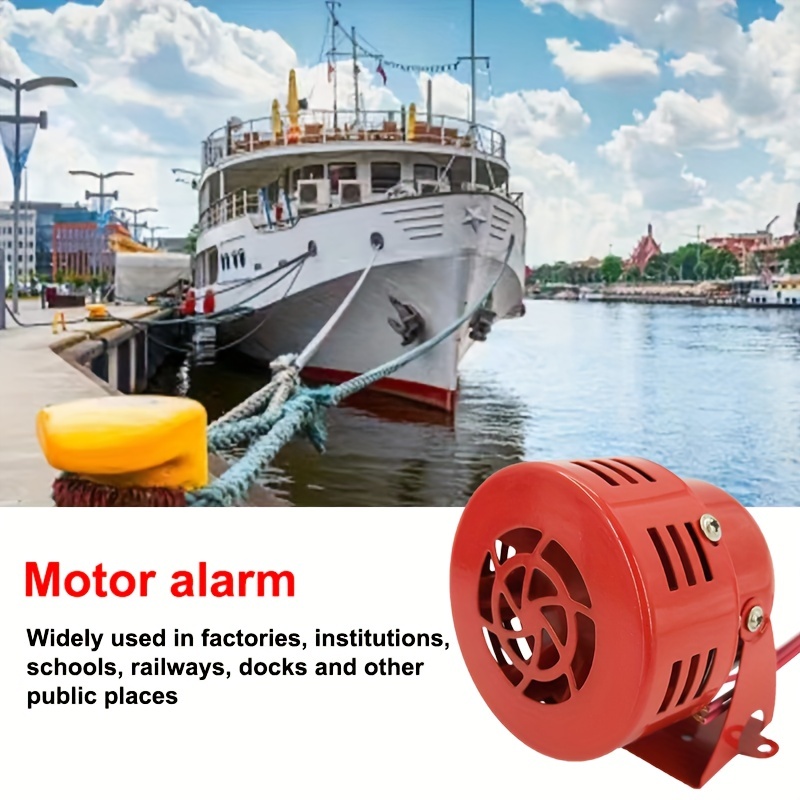 QMF KX-5019 Metal Air Raid Siren Horn 12V24V220V For Schools, Railways And  Docks, Car Motor Alarm, Car Replacement Electronic Parts