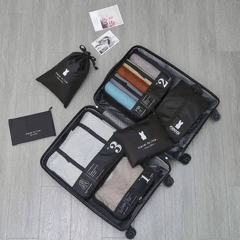 Travel Storage Bag Set Luggage Clothing Finishing Bag - Temu