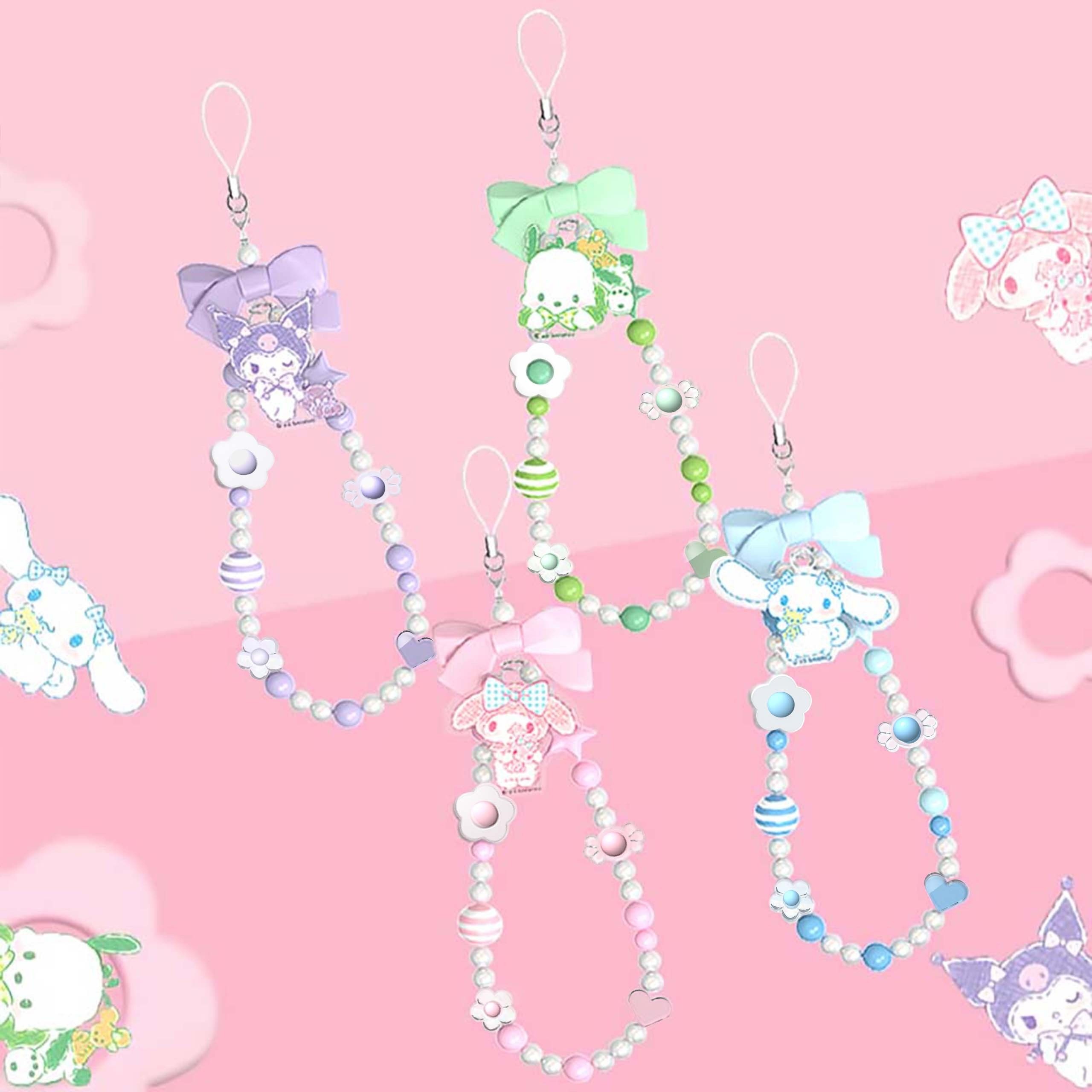 Cute Multiple Kuromi Charms Bracelet Cartoon - Temu