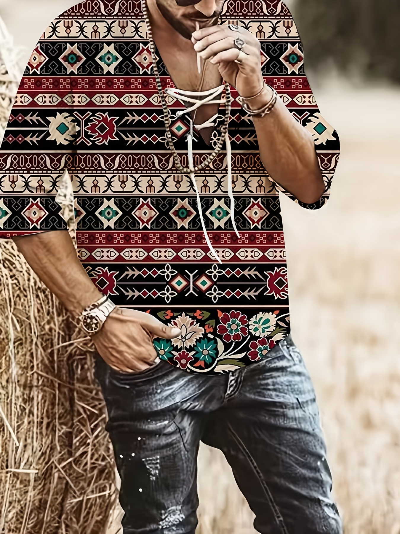 Boho Style Hippie Guys - Fashion Coloring Book for Adults: Handsome Men  Wearing Bohemian Chic Clothing & Accessories (Fashion Coloring for Teens 