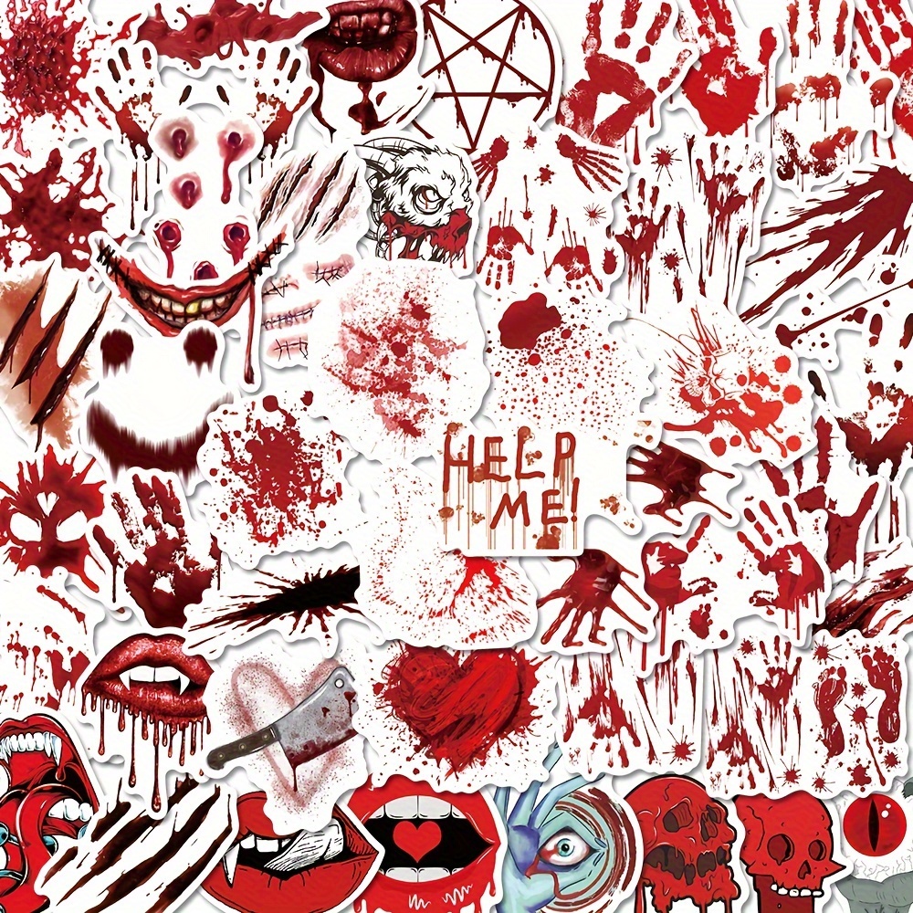 Blood Stickers - Temu