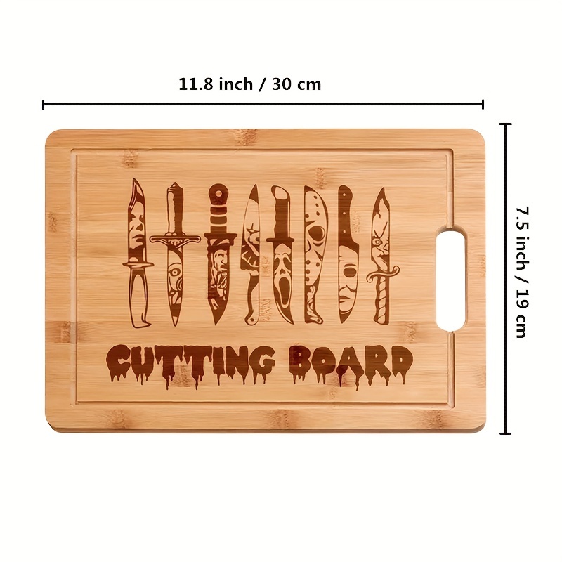 Food Presentation on an Engraved Cutting Board