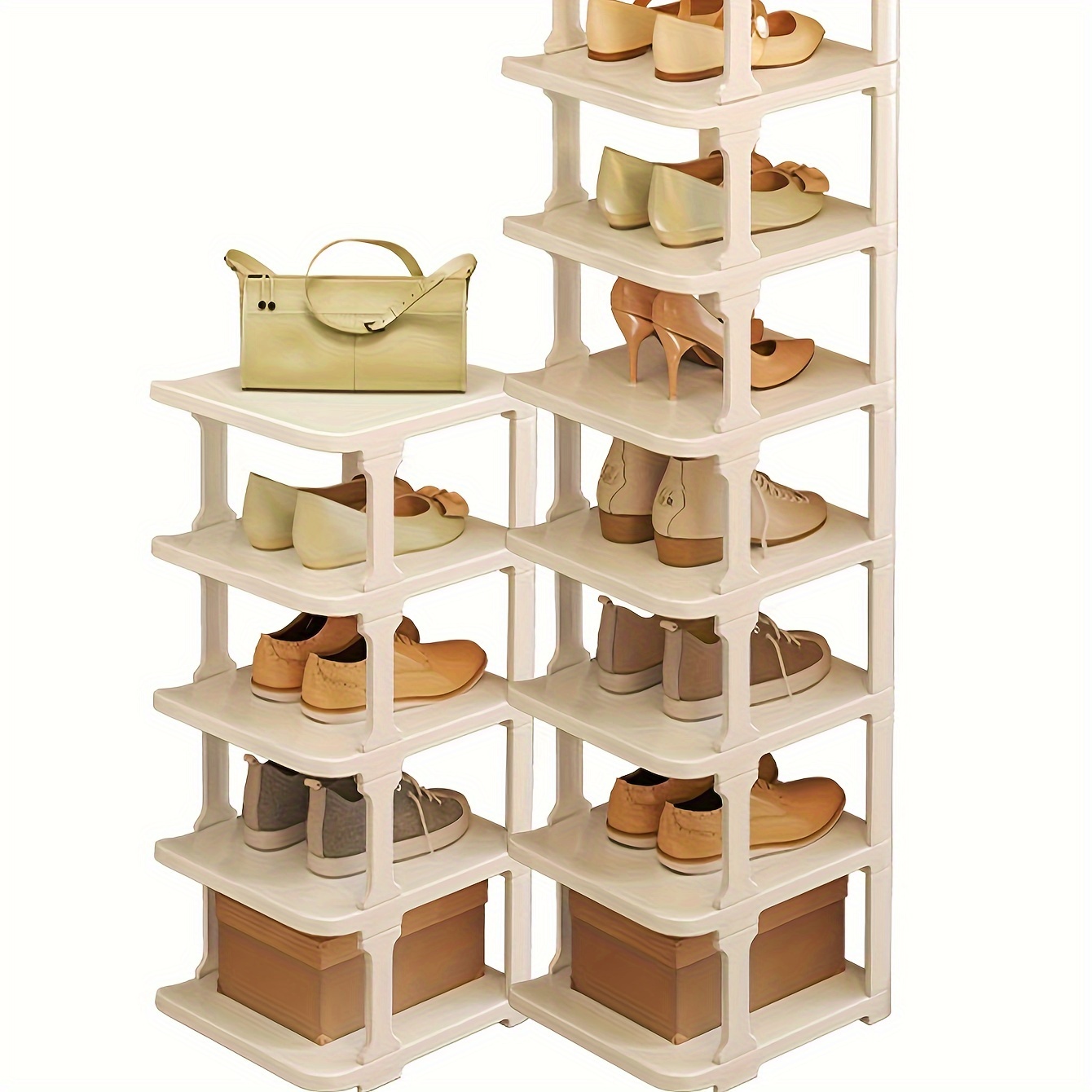 Multi tier Plastic Shoes Rack Shoes Display Shelf - Temu