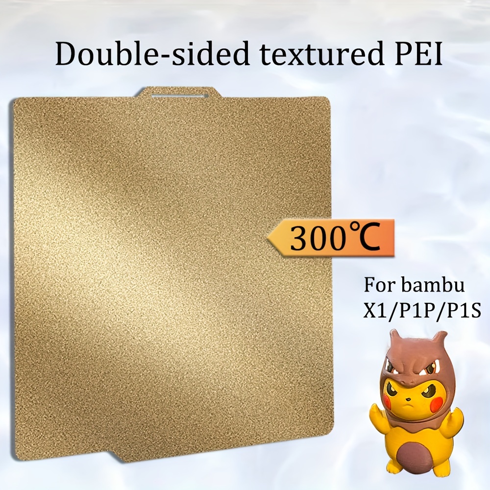 Can anyone with the new gold textured PEI plate share how the