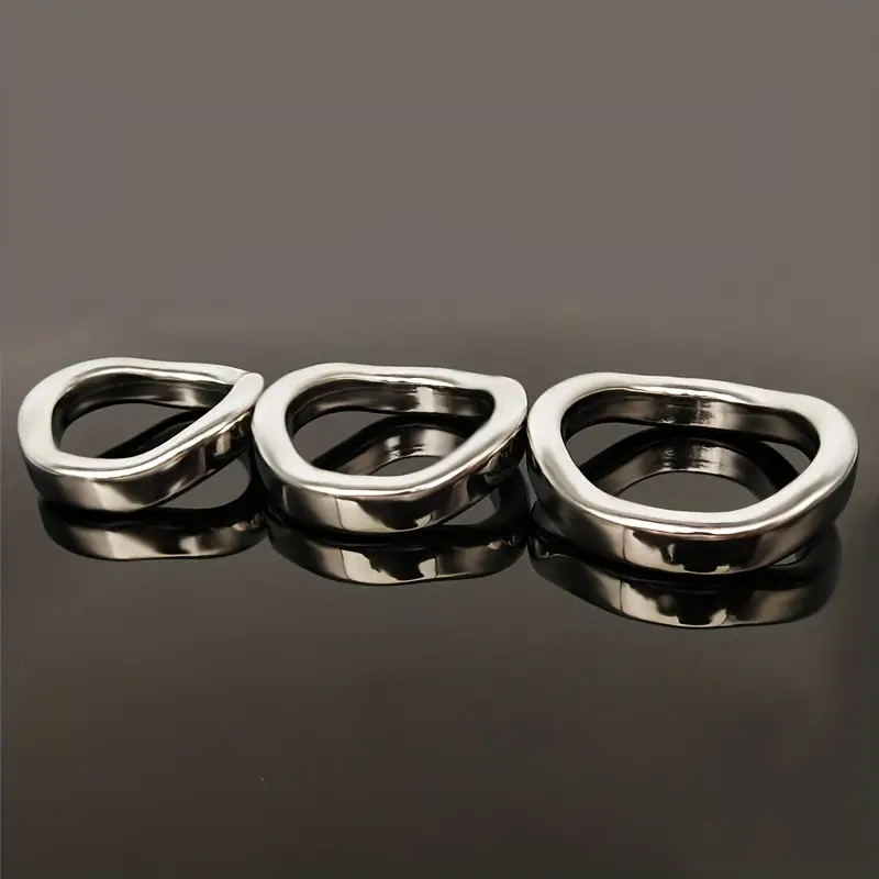Curve Metal Penis Rings For Male Steel Cock Ring Delay - Temu