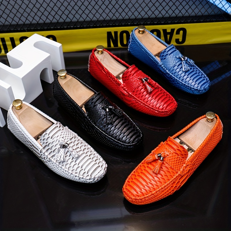 Men's Solid Slip On Loafer Shoes, Comfy Casual Non Slip Soft Sole Shoes For  Men's Outdoor Activities