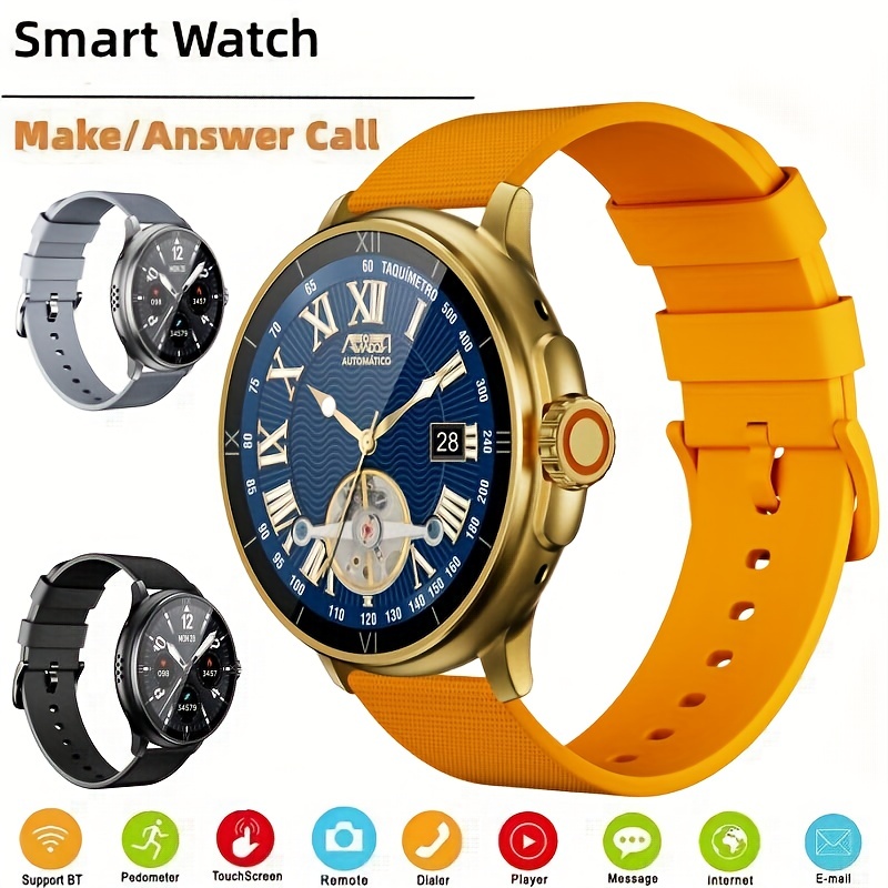 New For LV NFC Smart Watch Men AMOLED 412*412 HD Screen Heart Rate