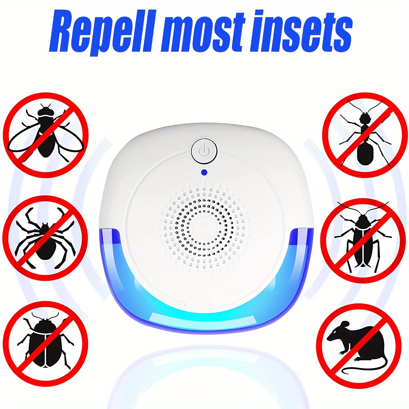 Ultrasonic Pest Repeller Effective Indoor Pest Control For - Temu