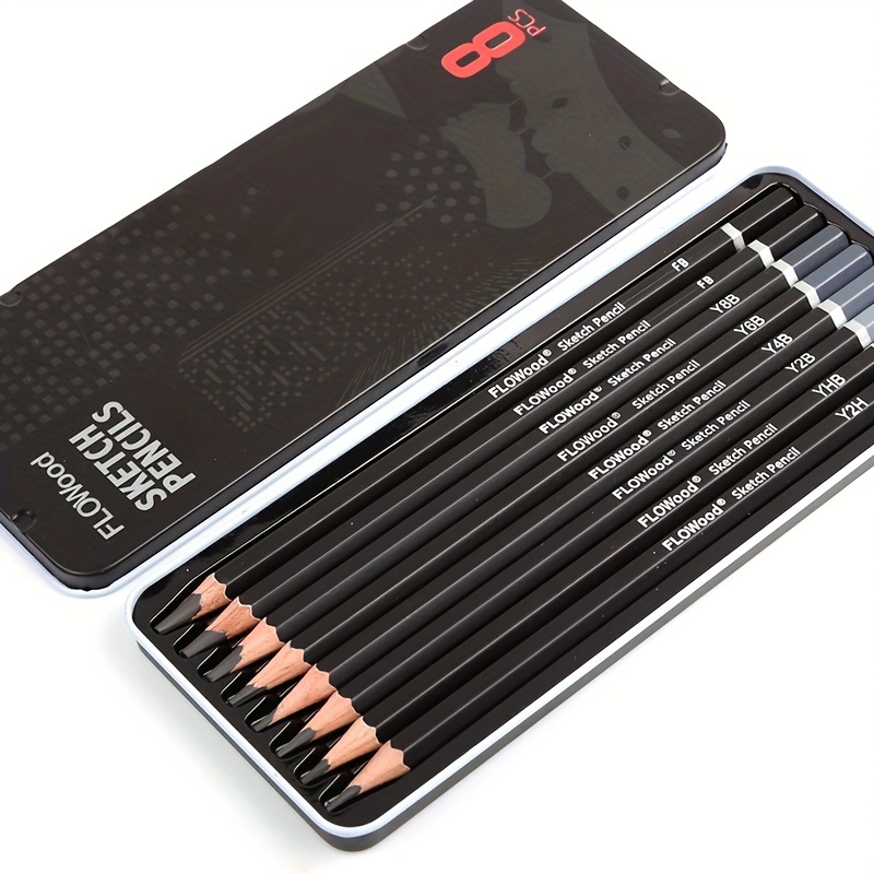 Professional Drawing Sketching Pencil Set Sketch Pencils (b - Temu