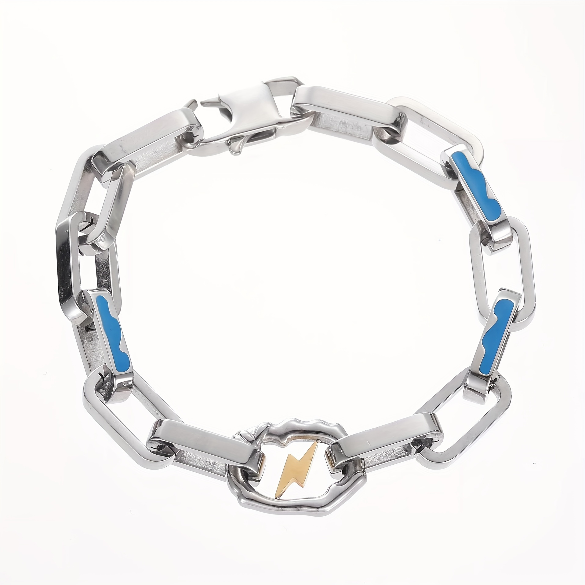 Louis Vuitton, Jewelry, Louis Vuitton Louis Vuitton Monogram Chain  Bracelet M64224 Silver Metal