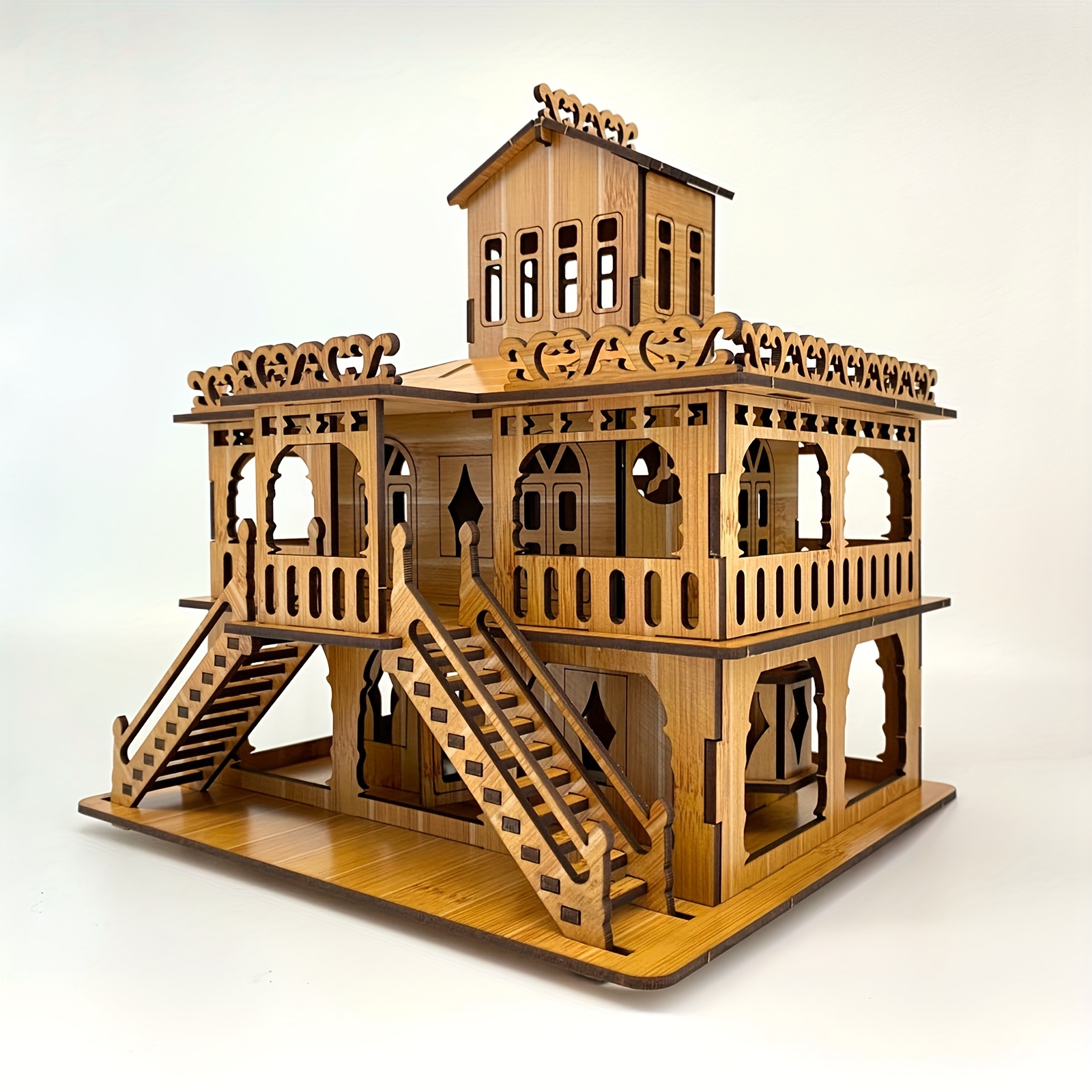 Maquette en Bois à Construire Rolife Puzzle 3D La Tour Pagode à